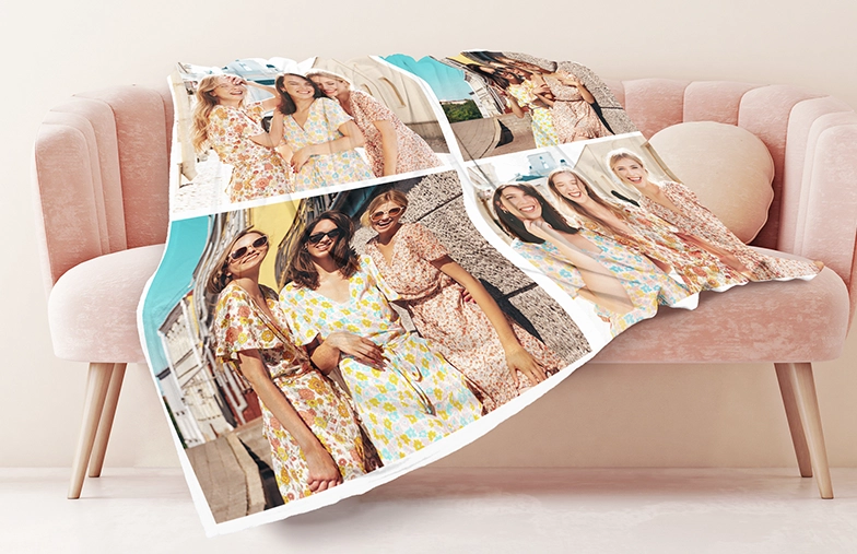 Mink Touch Photo Blanket by Printerpix