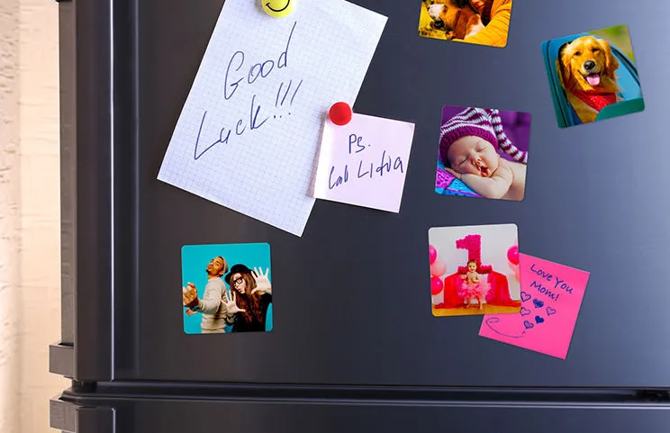 Square Photo Magnet||||||||||