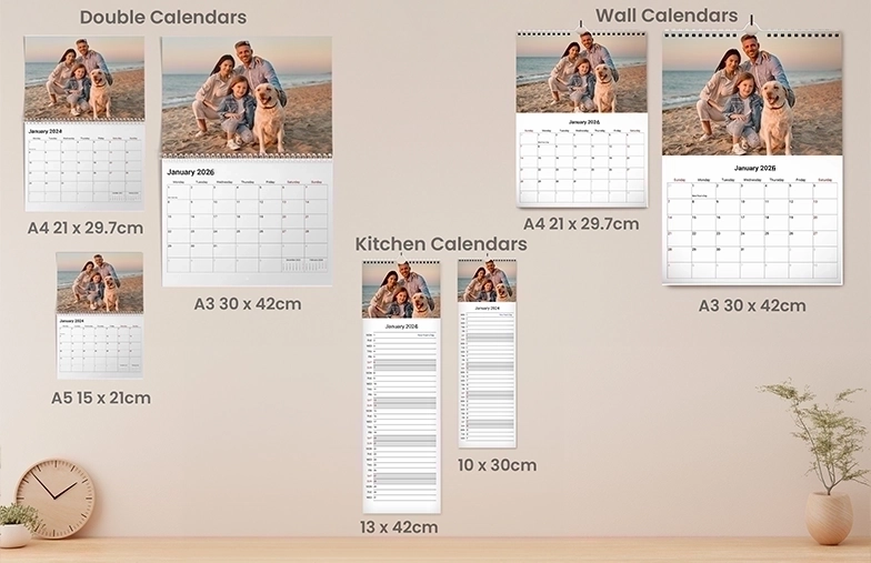 Personalised Kitchen Calendar