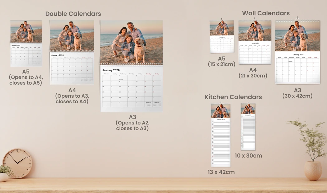 Personalised Photo Calendars