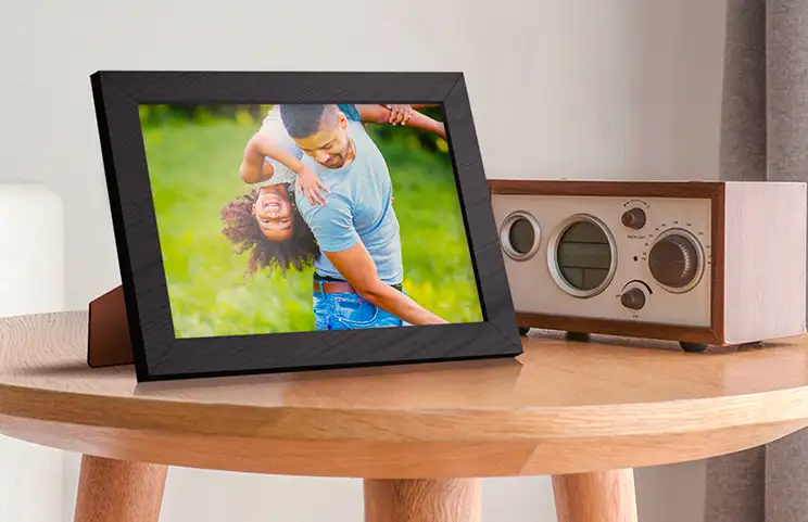Framed photo of couple