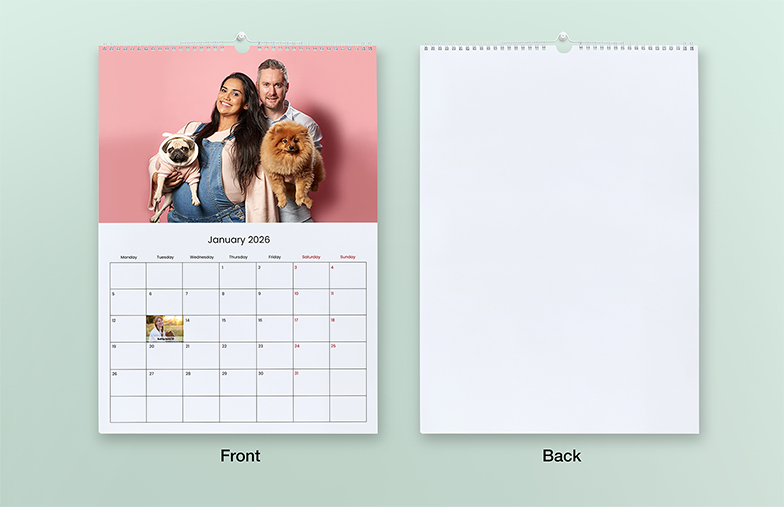 Single-Sided Wall Calendars