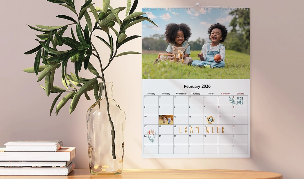 Personalised Wall Calendar