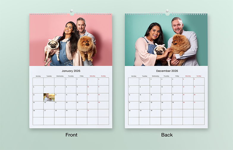 Personalised Wall Calendar
