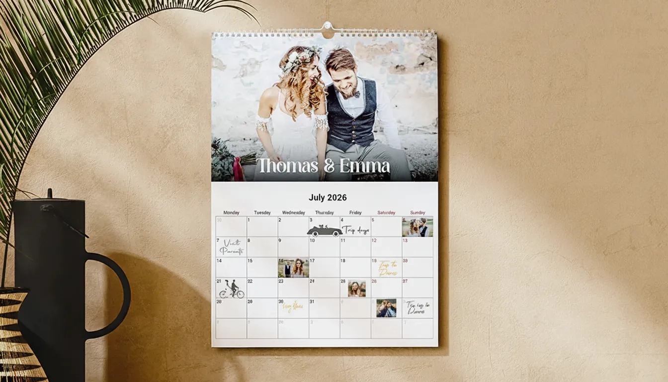 Personalised Wall Calendar