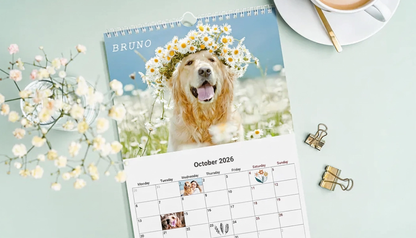 Personalised Kitchen Calendar
