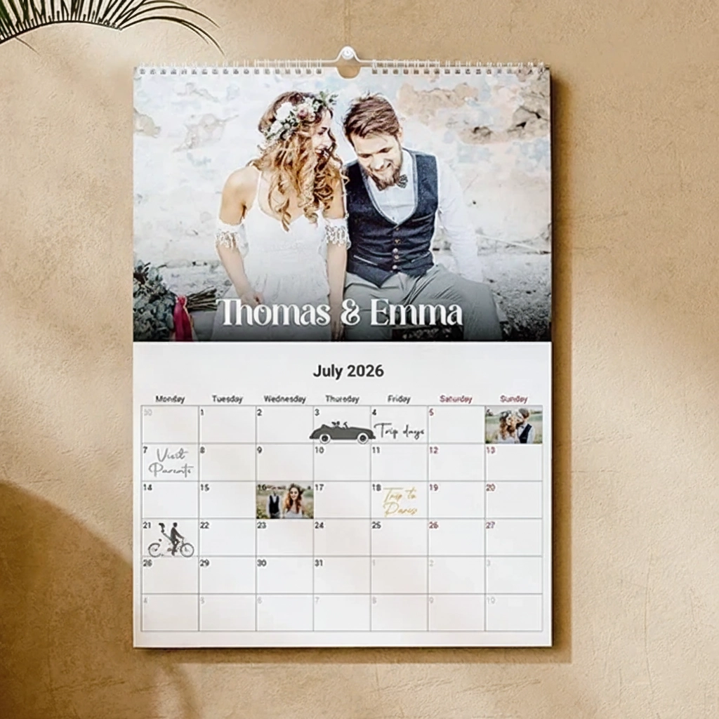 Personalised Photo Calendar 2026