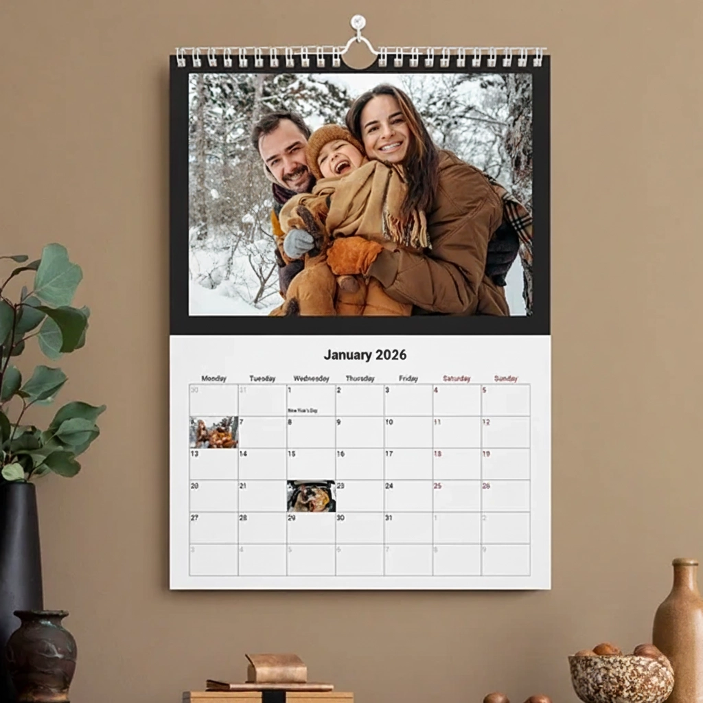 Customised Photo Wall Calendar