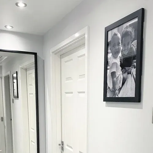 Finally got round to getting my black and white picture printed of my girls…I ordered this from Printerpix and I’m so chuffed with how it turned out!