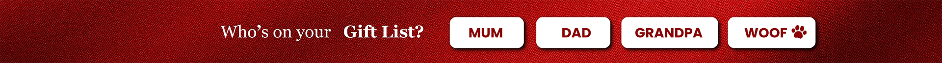 Who's on Your Gift List?